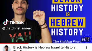 Black History IS NOT Hebrew History