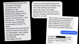 DCS is illegally giving children the jab.