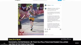 26-year-old Pierre Lipton, collapsed and died after completing marathon