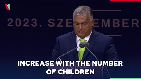 Orbán Viktor on migration and supporting Hungarian families.