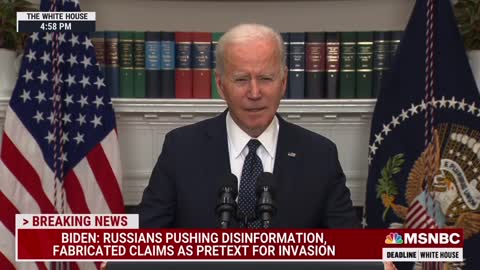 Biden gives update on "Russia-Ukraine Crisis"