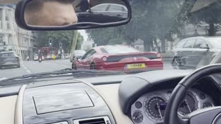 Aston Martin and Ferrari