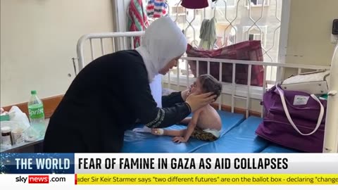 Sky News witnesses struggle for life in Gaza hospital - Israel-Hamas war Sky News