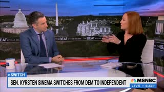 'She Could Be A Spoiler': MSNBC Host Frets Over Kyrsten Sinema's Decision To Ditch Democratic Party