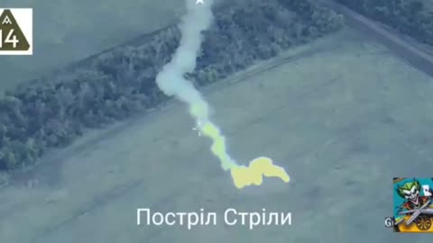 It was so close! The missile fired from the Russian 9K35 "Strela-10" air