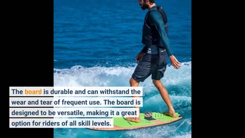 Read Remarks: ZUP You Got This 2.0 Board and 1.5 Handle Combo, All-in-One Kneeboard, Wakeboard,...
