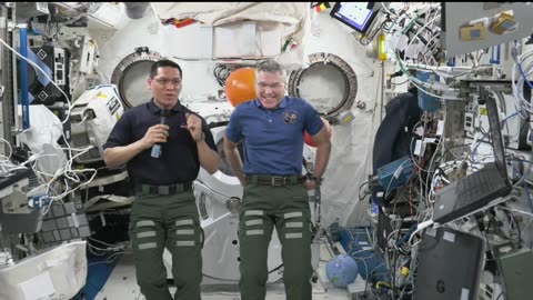 Expedition 69 Space Station Crew Answers Galveston, Texas, Student Questions - Aug. 14, 2023