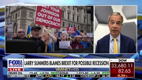 'GLOBALISTS NEVER EVER GIVE UP': Nigel Farage rips Larry Summers recession comments