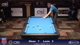 Olson vs Dan Louie PART 2 ▸ 2015 US Bar Table 9-Ball Championship