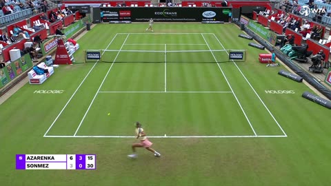 Victoria Azarenka vs. Zeynep Sonmez / 2024 Berlin Round of 16 / WTA Match Highlights