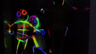 Dancing Glow Stick People