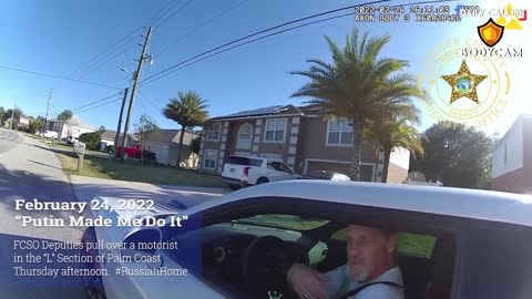 BODYCAM: Man Blames Putin After Getting Pulled Over For Speeding