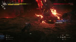 Final Fantasy 16: Flame Lizard Fight