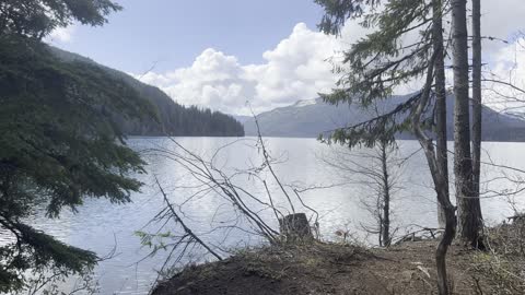 Forest Views of Kachess Lake – Okanogan-Wenatchee – Washington – 4K