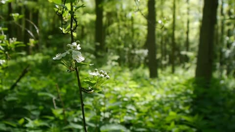 Nature sounds Meditation forest sounds of birds singing relaxation