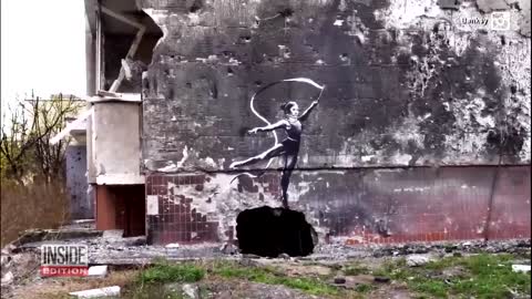 Banksy Leaves Surprise Art All Over Ukraine