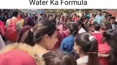 Formula of Water 💦💦💦💦💦... Awesome 👍 Answer 😃..