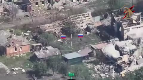 Drone Strikes on Russian Infantry Positions Still Inside Vovchansk