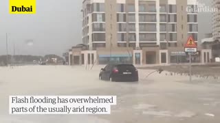 Flash flooding in Oman and UAE hit by heaviest rainfall in 75 years