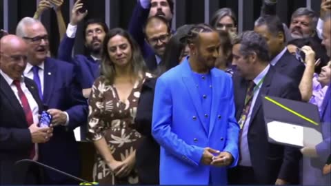 Lewis Hamilton received Title of Brazilian Honorary Citizen 🏅