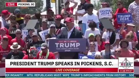 President Trump gives EPIC speech of HOPE as he closes out rally in South Carolina
