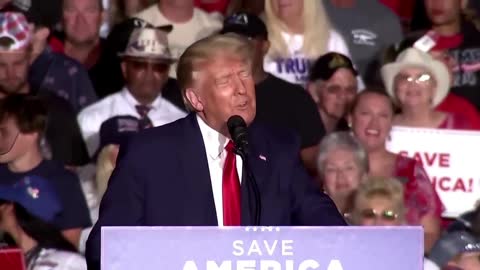 PRESIDENT DONALD TRUMP RALLY LIVE IN WILMINGTON, NC 9/23/22