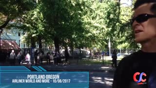 Being Harassed And Called A White Supremacist Nazi By Delusional Unmasked AntiFa In Portland Oregon