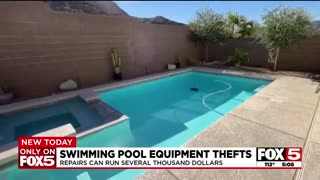 Thieves are swiping swimming pool equipment in Las Vegas. Repair costs thousands