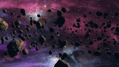Asteroids Belt Field Meteors