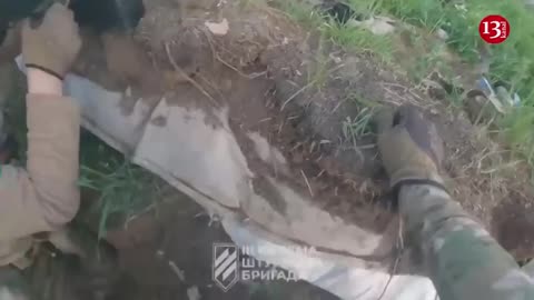 What is left of killed Russians...Ukrainian fighters show Russians’ position