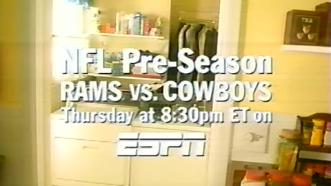 August 20, 2000 - Promo for Rams-Cowboys Preseason Game