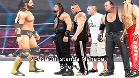 Clash of Titans: Roman Reigns vs. Mahabali Shera – A Battle of Wrestling Royalty