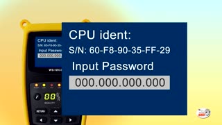 Satlink 6933: erro na tela - CPU ident