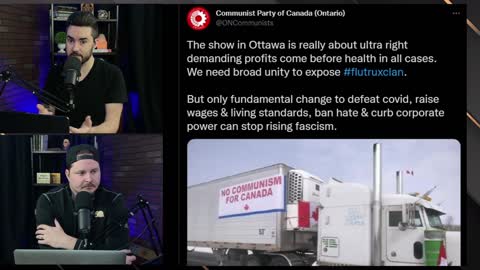 Canadian Communist Party - Workers Convoy is "Fascist" "FluTruxKlan"
