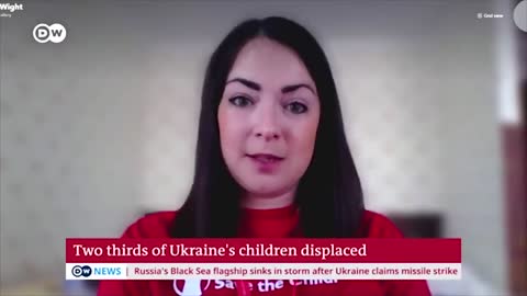 War in Ukraine leaves children traumatized and displaced