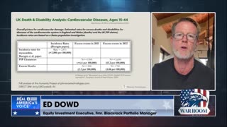 Ed Dowd: "We found a signal in cardiovascular deaths in the UK"