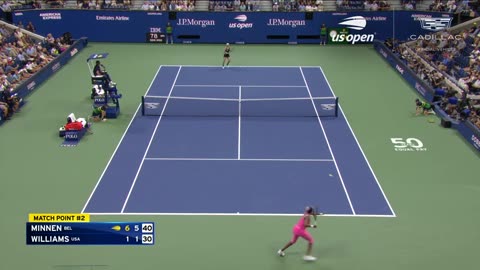 Greet Minnen vs. Venus Williams Highlights 2023 US Open Round 1