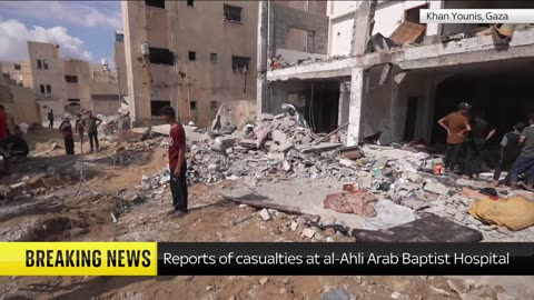 Hundreds dead after Israel bombs Gaza hospital