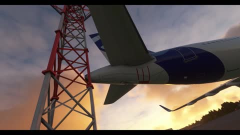 ATC AUDIO - Ground Crew Push Jet Into A Light Pole At Burlington Vermont/2