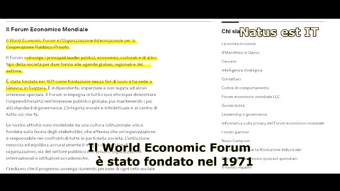 💯👁️ Eccolo qui... Il fondatore del World Economic Forum