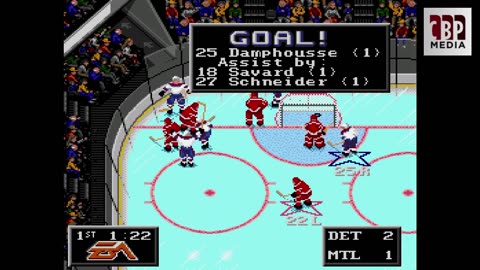NHL '94 Classic Gens Spring 2024 Game 5 - grimmace92 (DET) at Len the Lengend (MON)