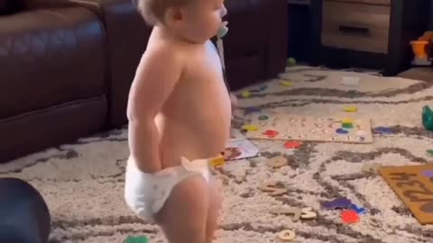 Cute dancing baby