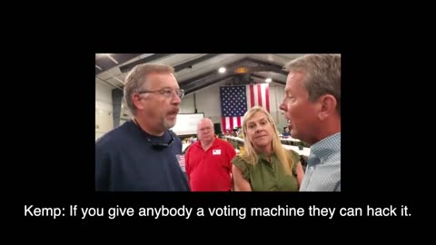 Did Kemp really just say if you give anyone a voting machine