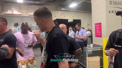 NATE DIAZ SLAPS "FULL SEND" REPORTER AT UFC 276