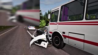 BeamNG Drive - Live Car Crash Girl Sitora B