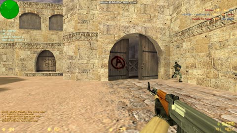 Counter Strike 1.6 - Pro Vs Camper Noob - 3 kills First Round But Camper Kill me :P