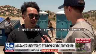 Migrant makes shocking admission: 'I love Biden!'