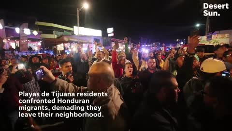 Migrant Caravan Not Wanted In Tijuana As Violence Breaks Out
