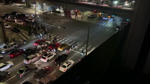 Sideshow Drivers Takeover Intersection