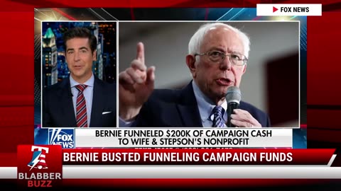 Bernie Busted Funneling Campaign Funds